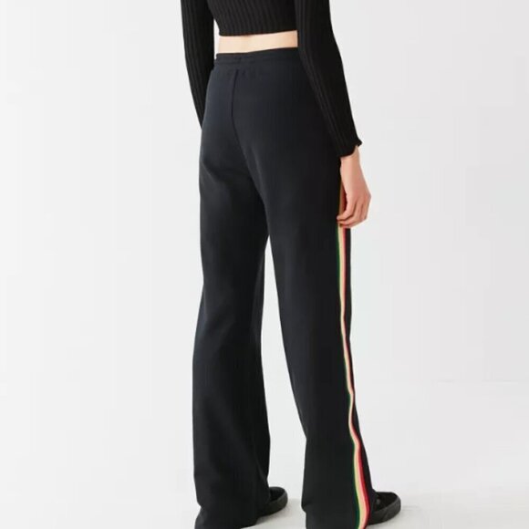 UO Urban Outfitters BDG Rainbow Stripe Puddle SweatpantsTrack Pants  S - Picture 6 of 12